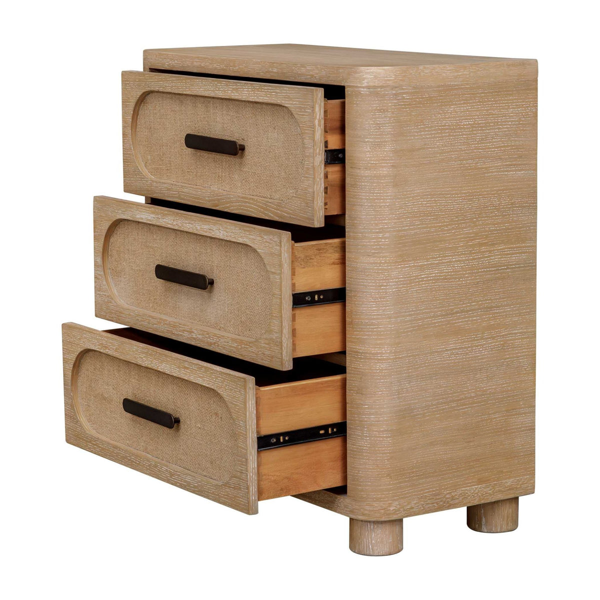 Scottie Natural Oak 3 Drawer Chest Cabinets & Chests| Uttermost