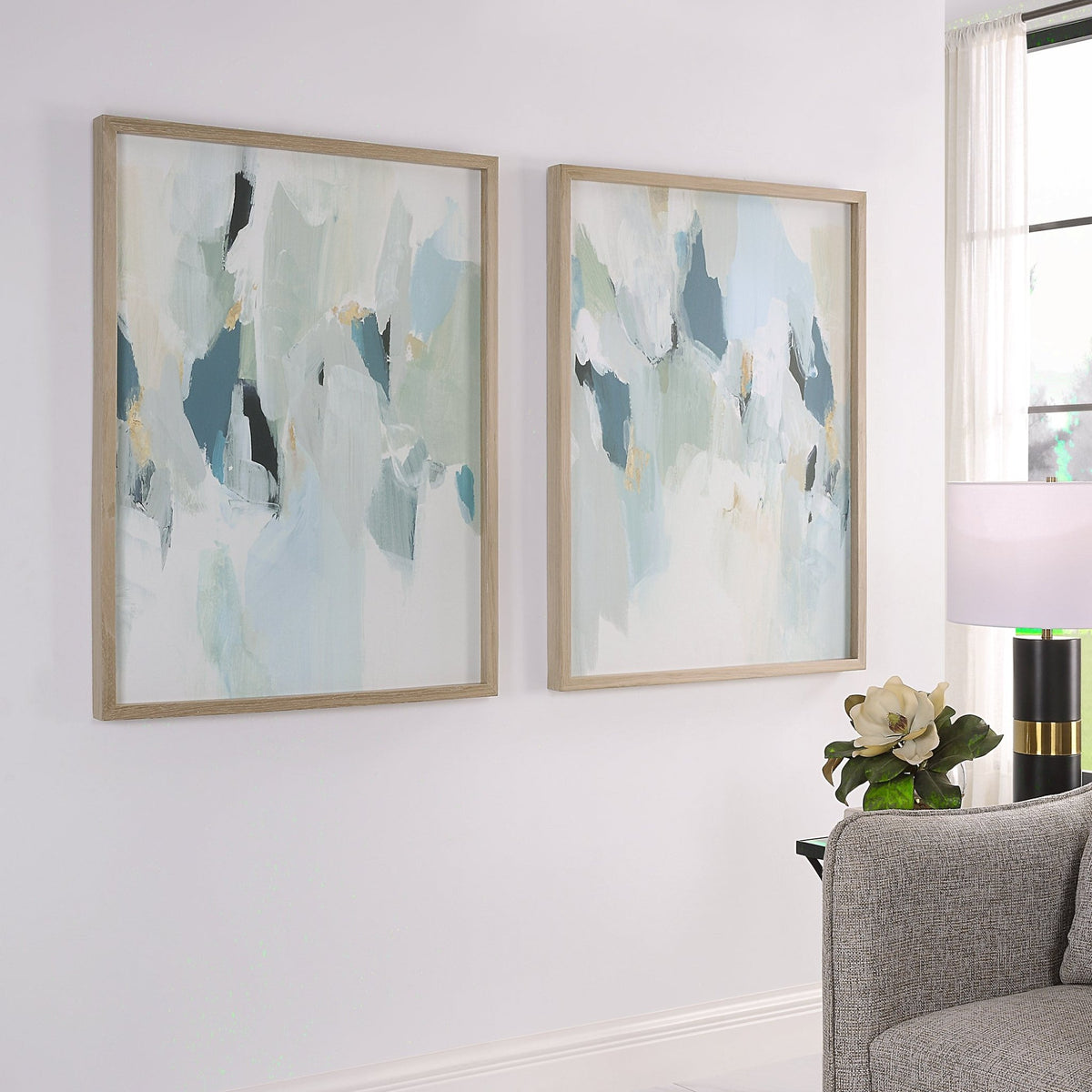 Seabreeze Framed Canvas, S/2 Wall Art| Uttermost