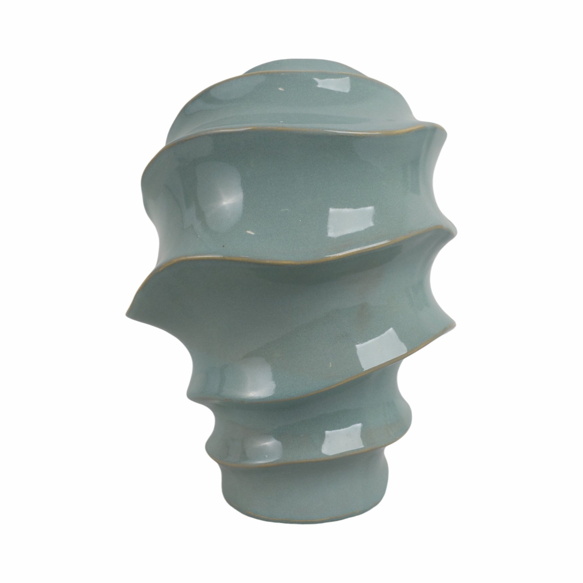 Seaside Blue Cer Vase Vases and Jars| Sagebrook Home