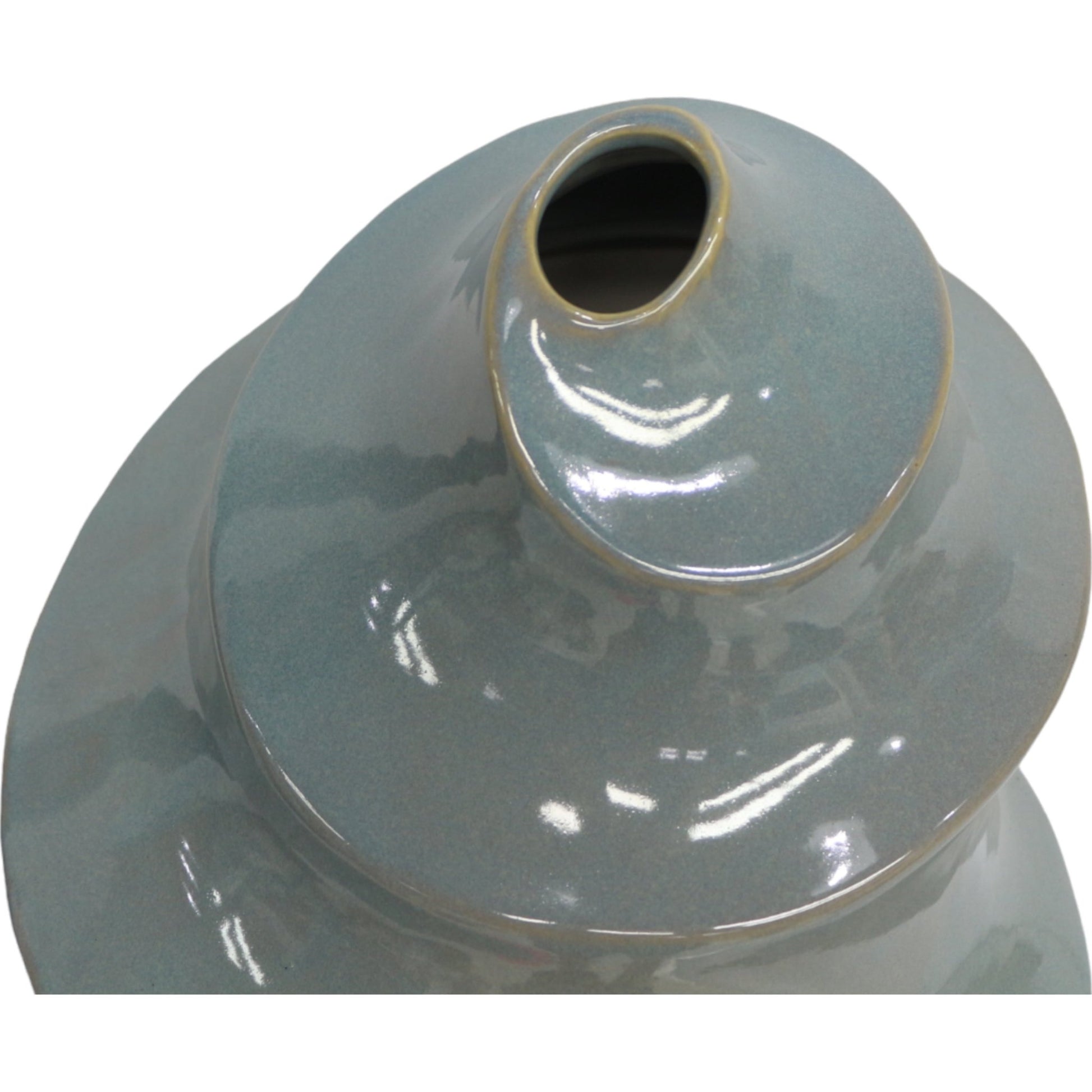 Seaside Blue Cer Vase Vases and Jars| Sagebrook Home