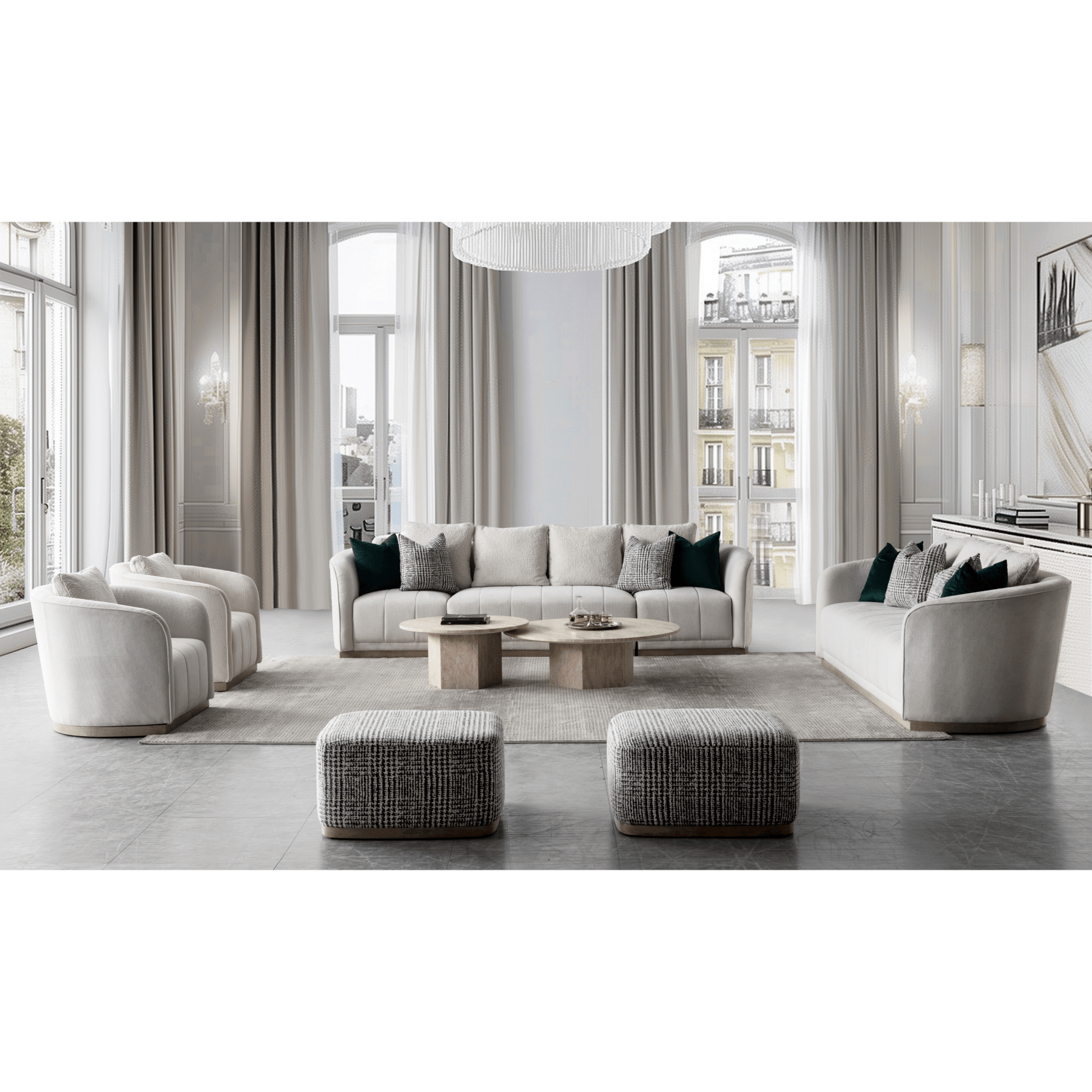 Sebastian Beige RAF Sofas & Loveseats| Roots Furniture