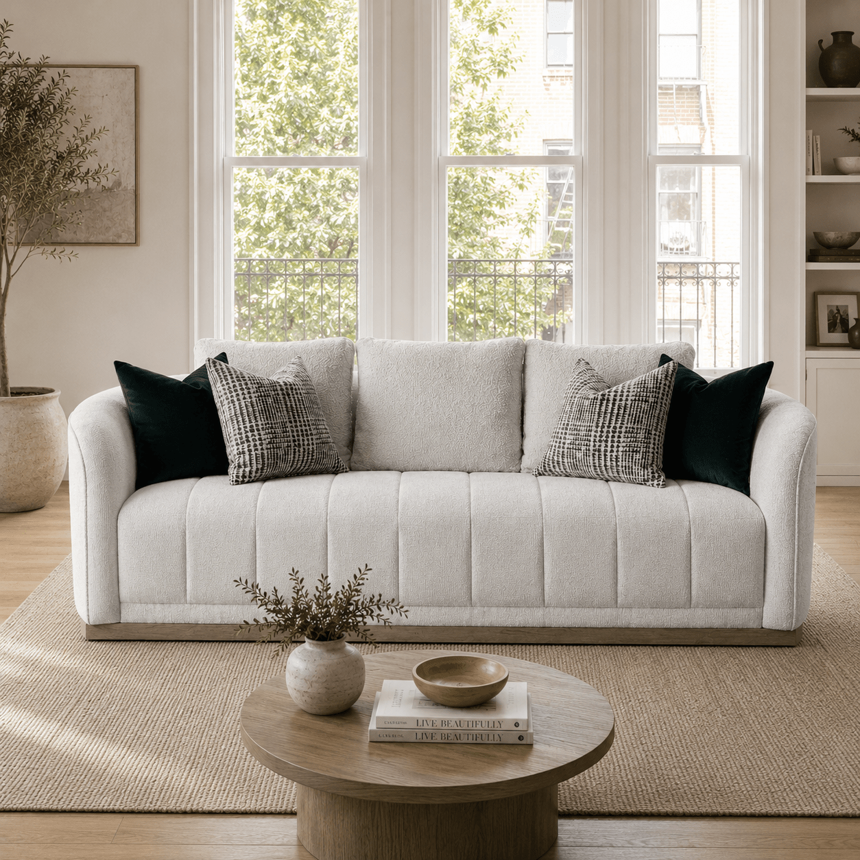Sebastian Beige Sofa Sofas & Loveseats| Roots Furniture