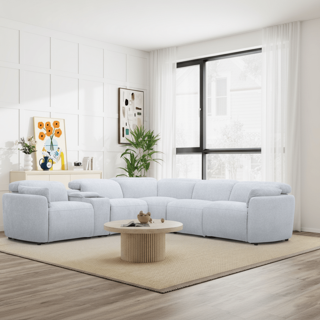 Seequence Gray Corner Recliners| Roots Furniture