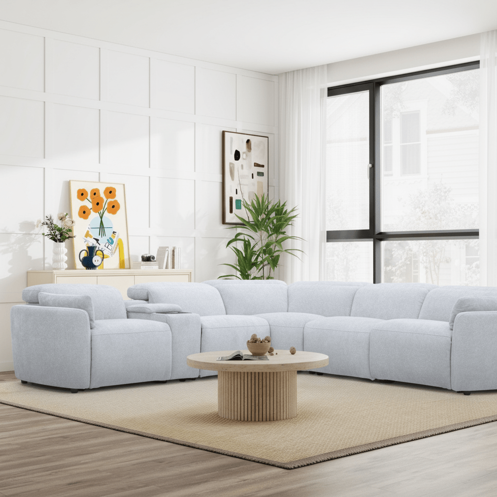 Seequence Gray Reclining LAF Recliners| Roots Furniture