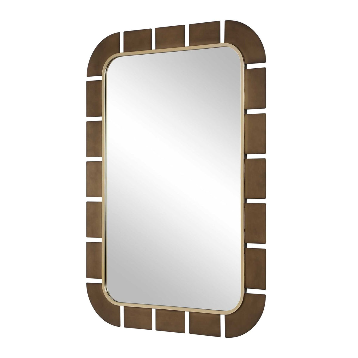 Segment Dark Bronze Mirror Mirrors| Uttermost