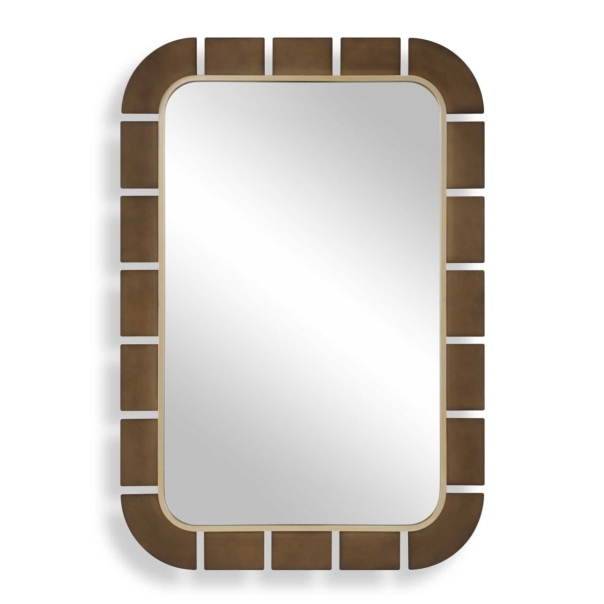 Segment Dark Bronze Mirror Mirrors| Uttermost