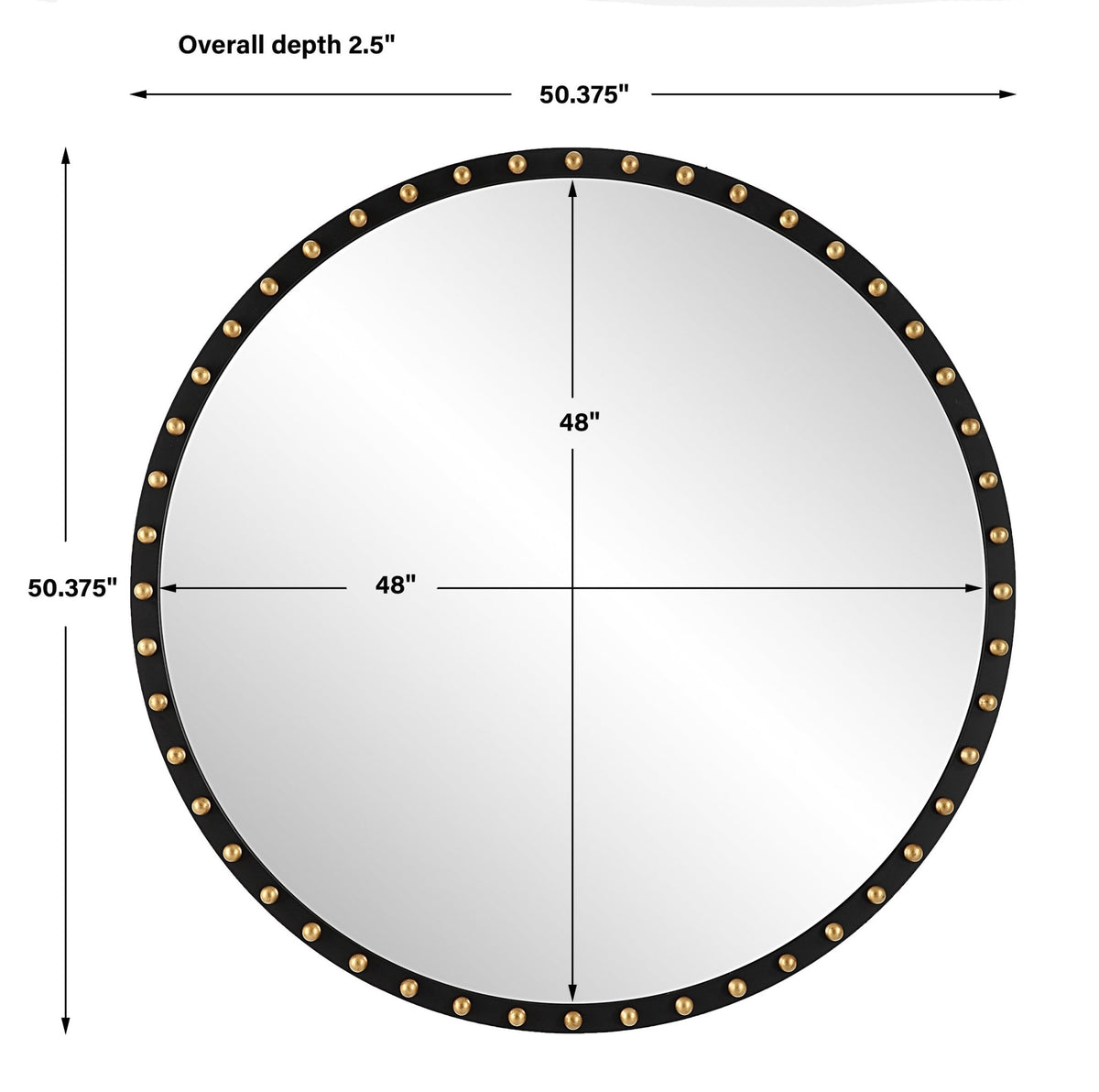 Sele Round Mirror Mirrors| Uttermost