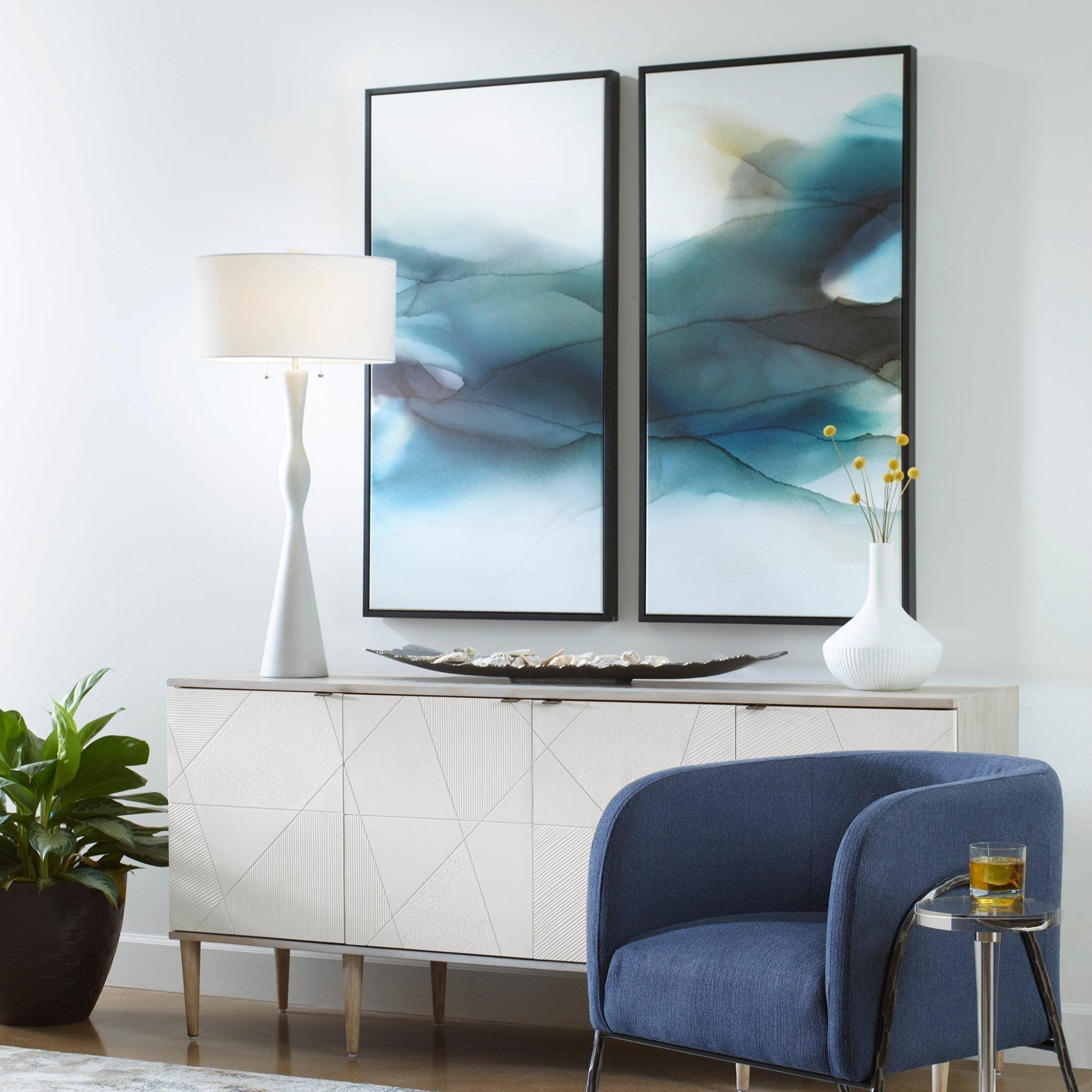 September Desert Framed Canvases, S/2 Wall Art| Uttermost