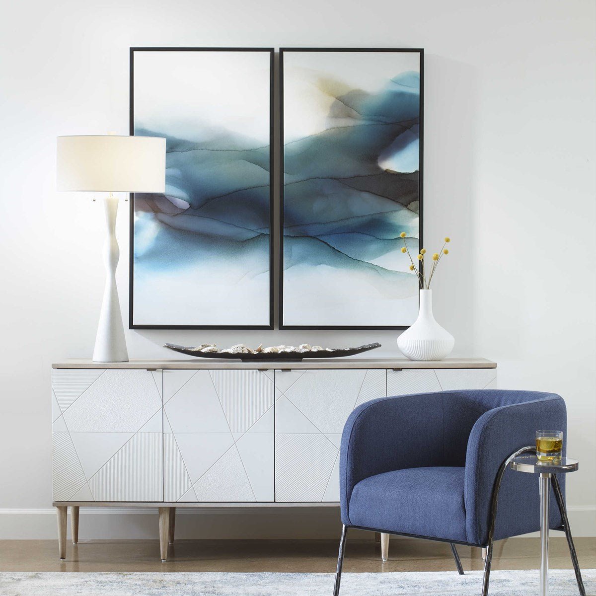 September Desert Framed Canvases, S/2 Wall Art| Uttermost