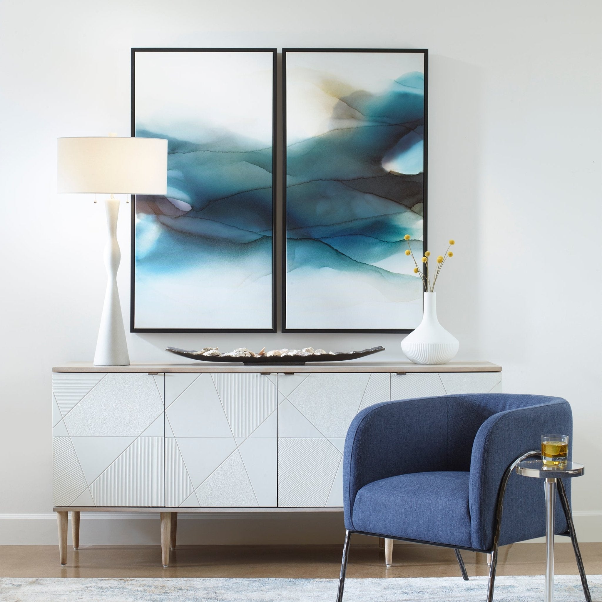 September Desert Framed Canvases, S/2 Wall Art| Uttermost