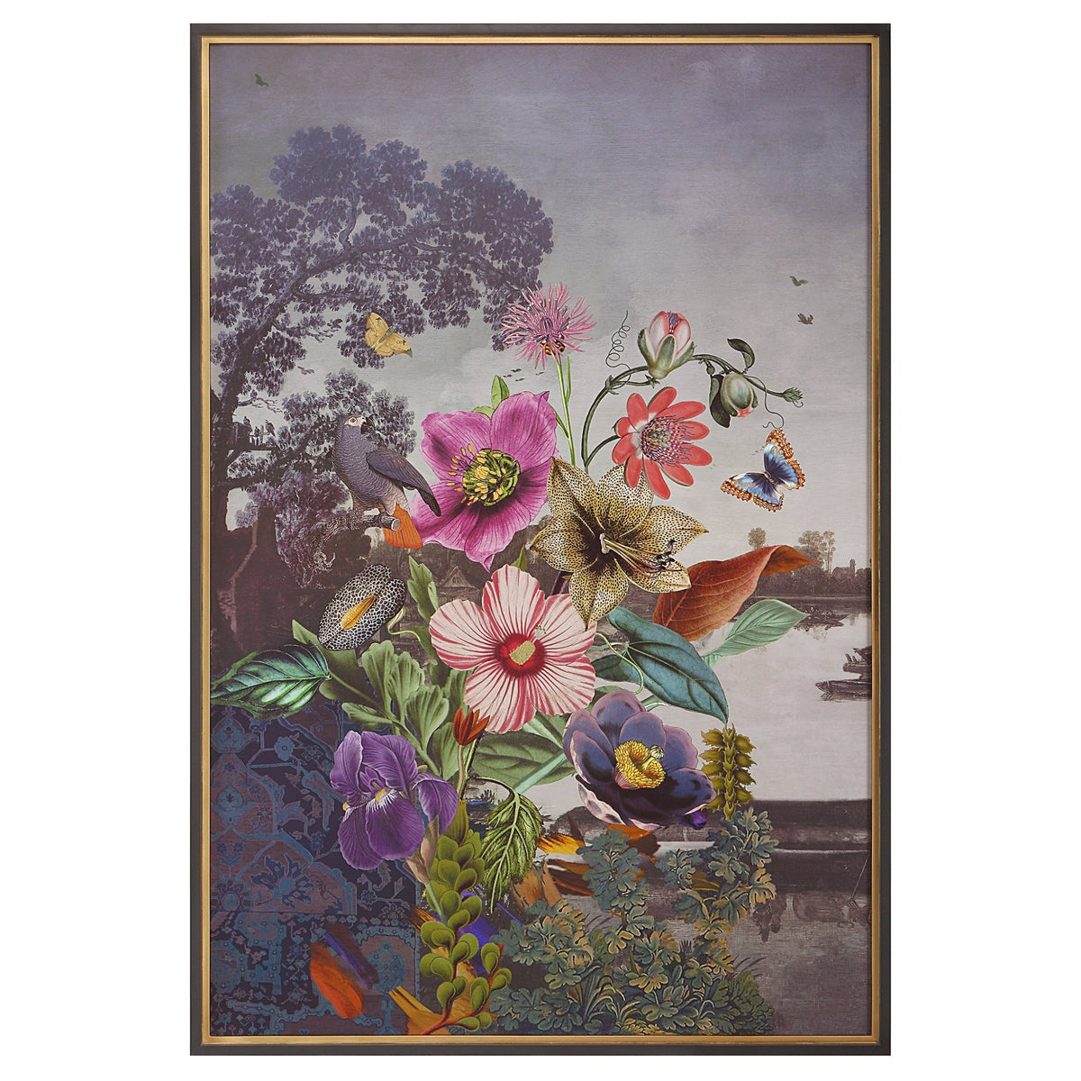 Serene Garden Fantasy Framed Print Table Decors| Uttermost