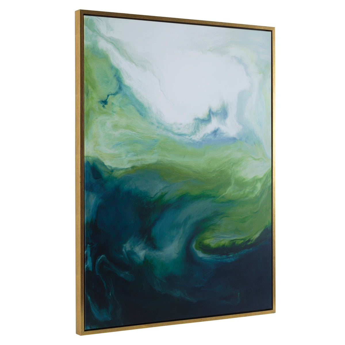 Serene Green Framed Abstract Art Wall Art| Uttermost