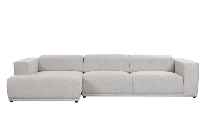Serene light gray RAF 2 Seater (208CM) - Al Rugaib Furniture