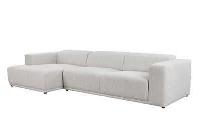 Serene light gray RAF 2 Seater (208CM) - Al Rugaib Furniture