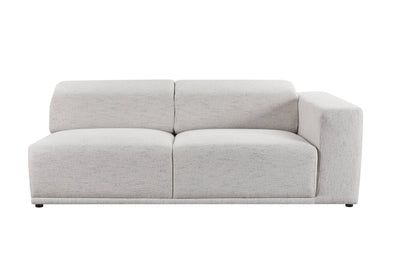 Serene light gray RAF 2 Seater (208CM) - Al Rugaib Furniture