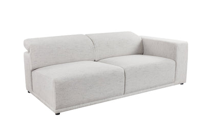 Serene light gray RAF 2 Seater (208CM) - Al Rugaib Furniture