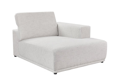 Serene light gray Right Chaise (118CM) - Al Rugaib Furniture