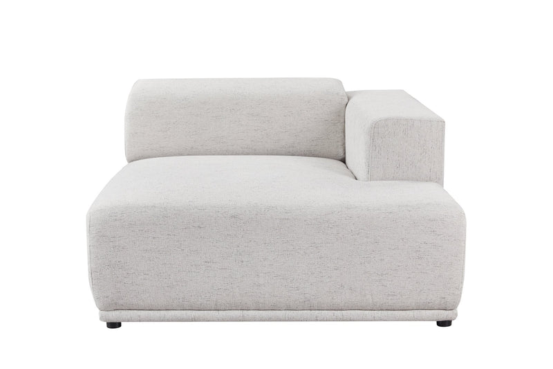 Serene light gray Right Chaise (118CM) - Al Rugaib Furniture