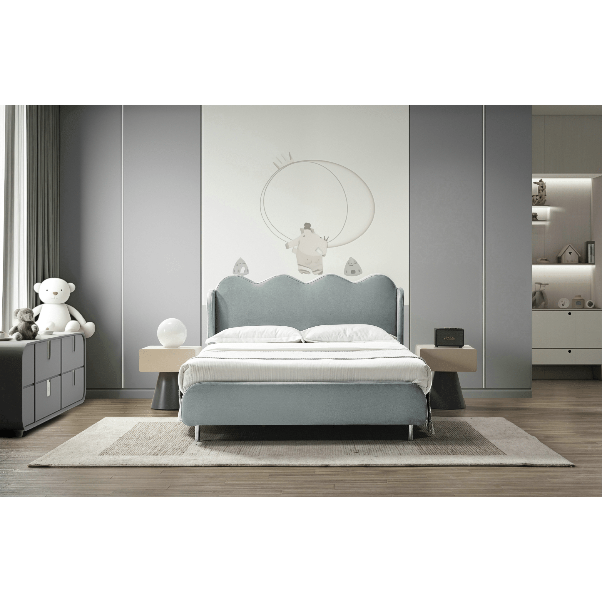 Serenity Slumber Grey (King/Queen) Beds| Roots Furniture