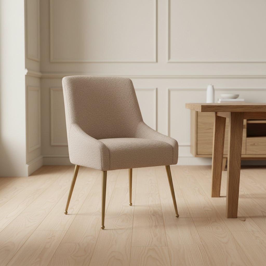 Serenity Tan Boucle Dining Chairs Dining Chairs| Roots Furniture
