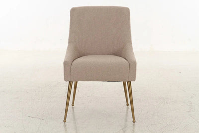 Serenity Tan Boucle Dining Chairs - Al Rugaib Furniture