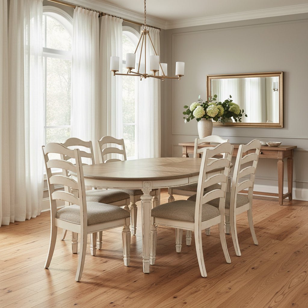 Realyn Dining Table and 6 Chairs Set Dining Room Sets| Ashley Homestore