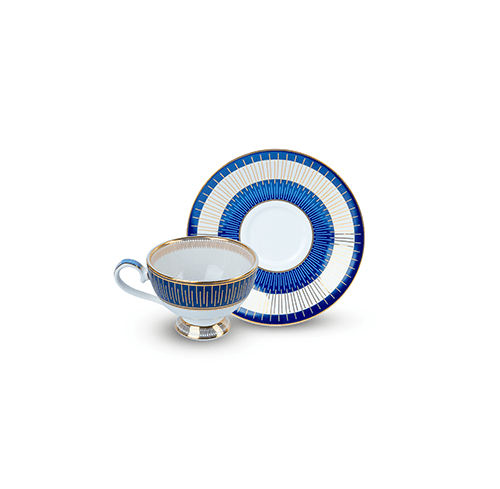 Set of 12 Pieces - Novel Cup and Saucer Set Kitchen Accessories| Roots Furniture