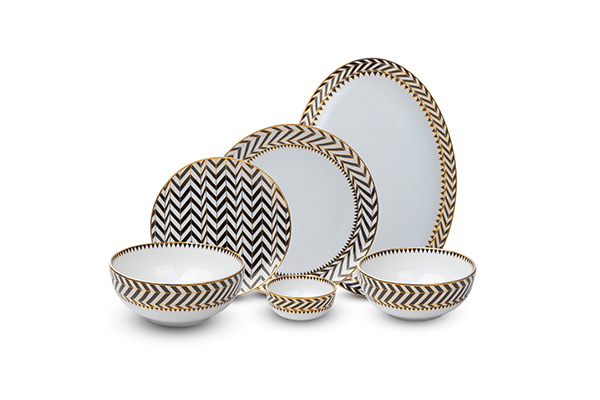 Set of 21 Pieces - Dinner Set Kitchen Accessories| Roots Furniture