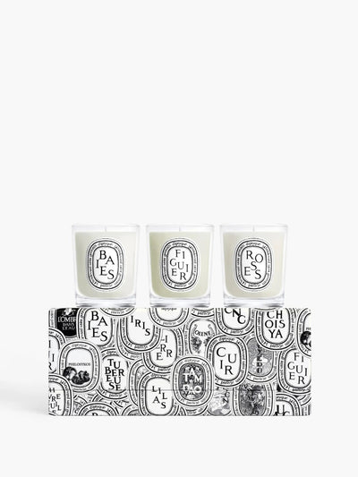 Set of 3 mini candles Baies Figuier Roses (3x70g / 3x2,4oz) - Al Rugaib Furniture