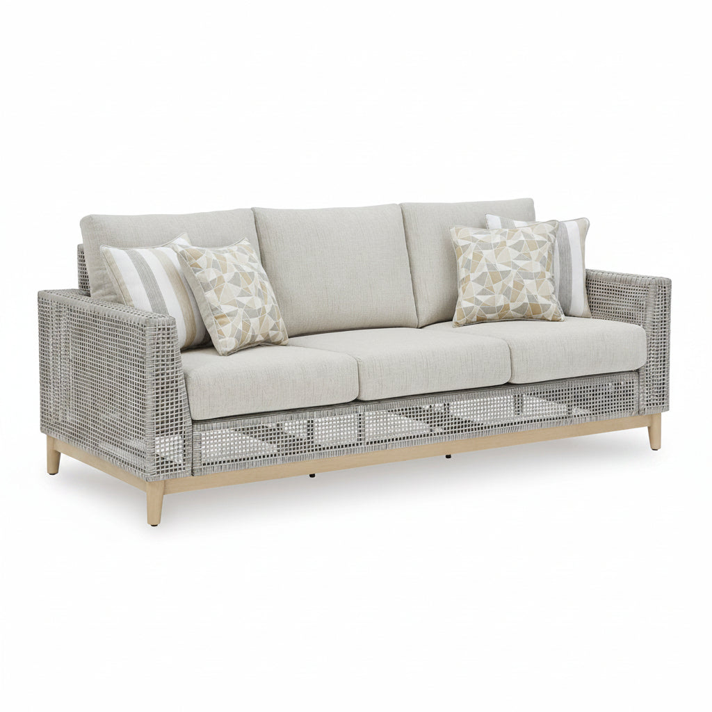 Seton Creek Outdoor Sofa with Cushion Outdoor Loveseats & Sofas| Ashley Homestore