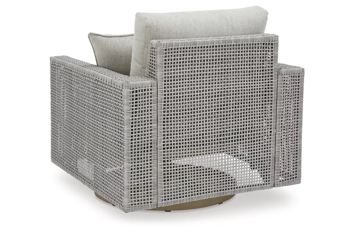 Seton Creek Outdoor Swivel Lounge with Cushion Outdoor Chairs| Ashley Homestore