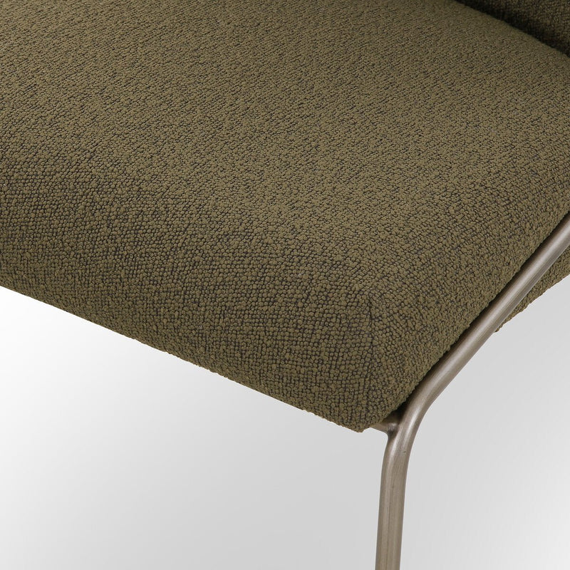 Setra FIQA Boucle Olive Dining Chair - Al Rugaib Furniture