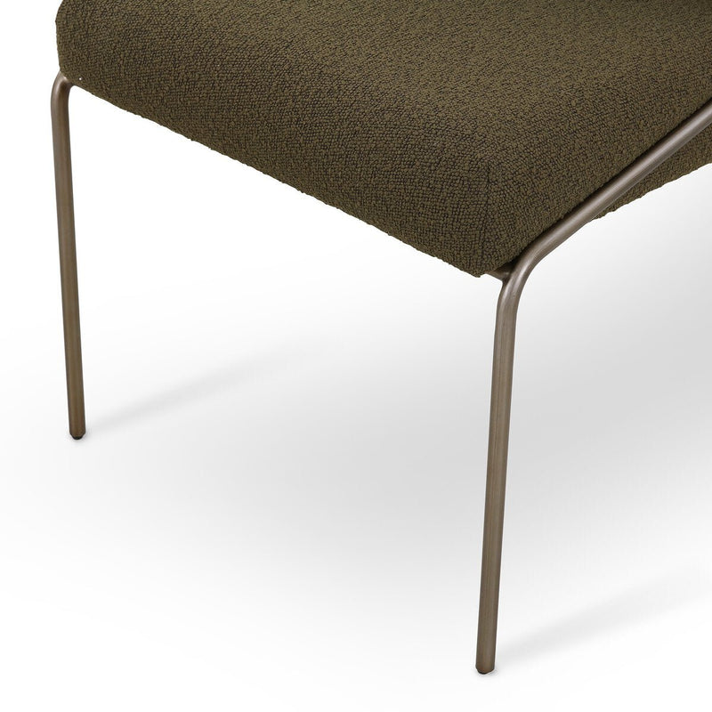 Setra FIQA Boucle Olive Dining Chair - Al Rugaib Furniture