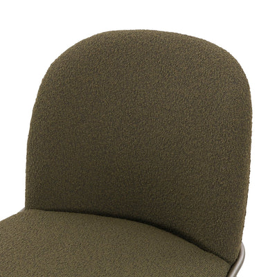 Setra FIQA Boucle Olive Dining Chair - Al Rugaib Furniture