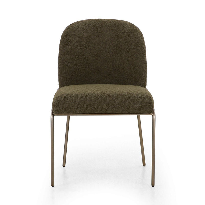 Setra FIQA Boucle Olive Dining Chair - Al Rugaib Furniture