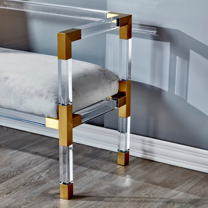 Settee Acrylic Benches| Roots Furniture