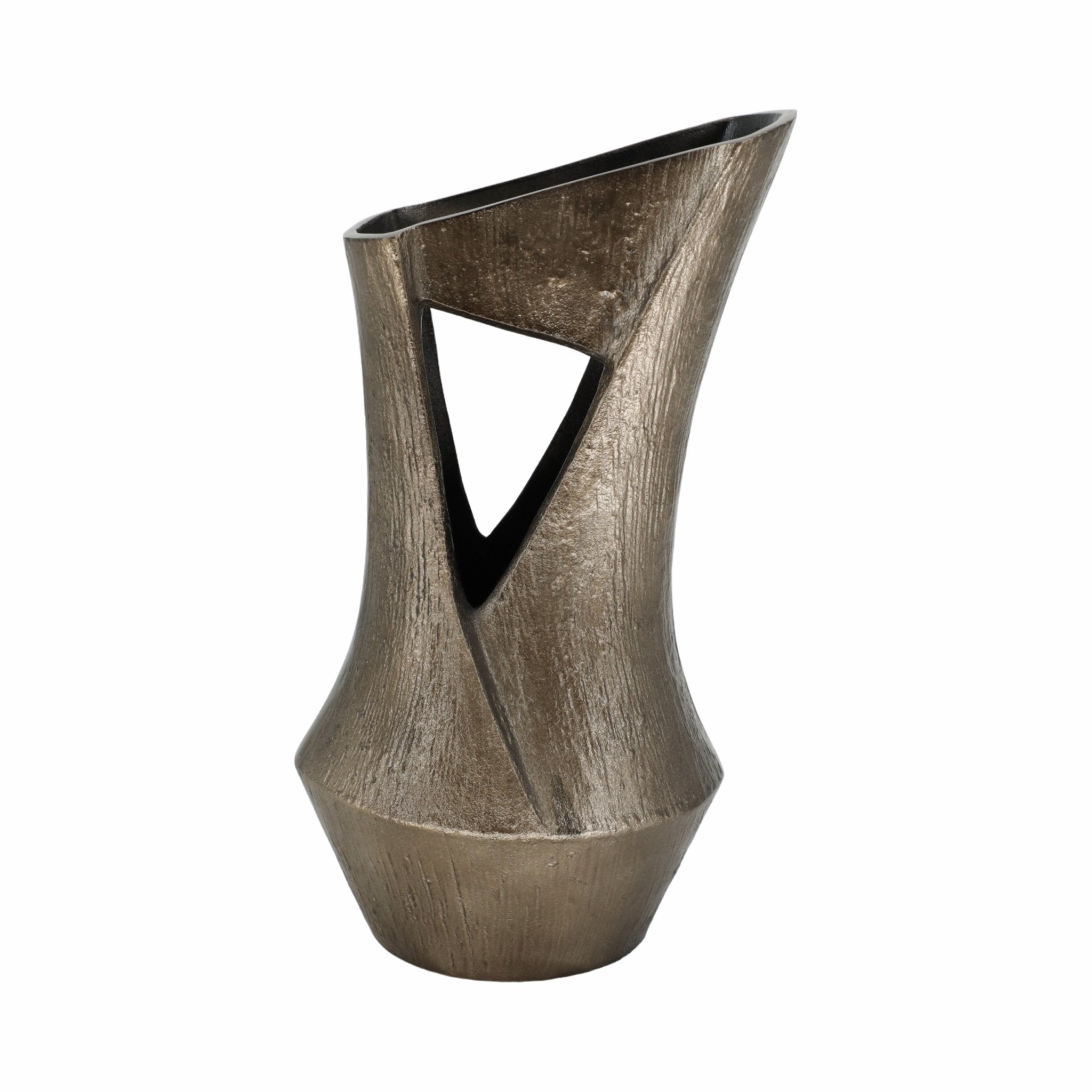 Seward Metal Vase Vases and Jars| Sagebrook Home