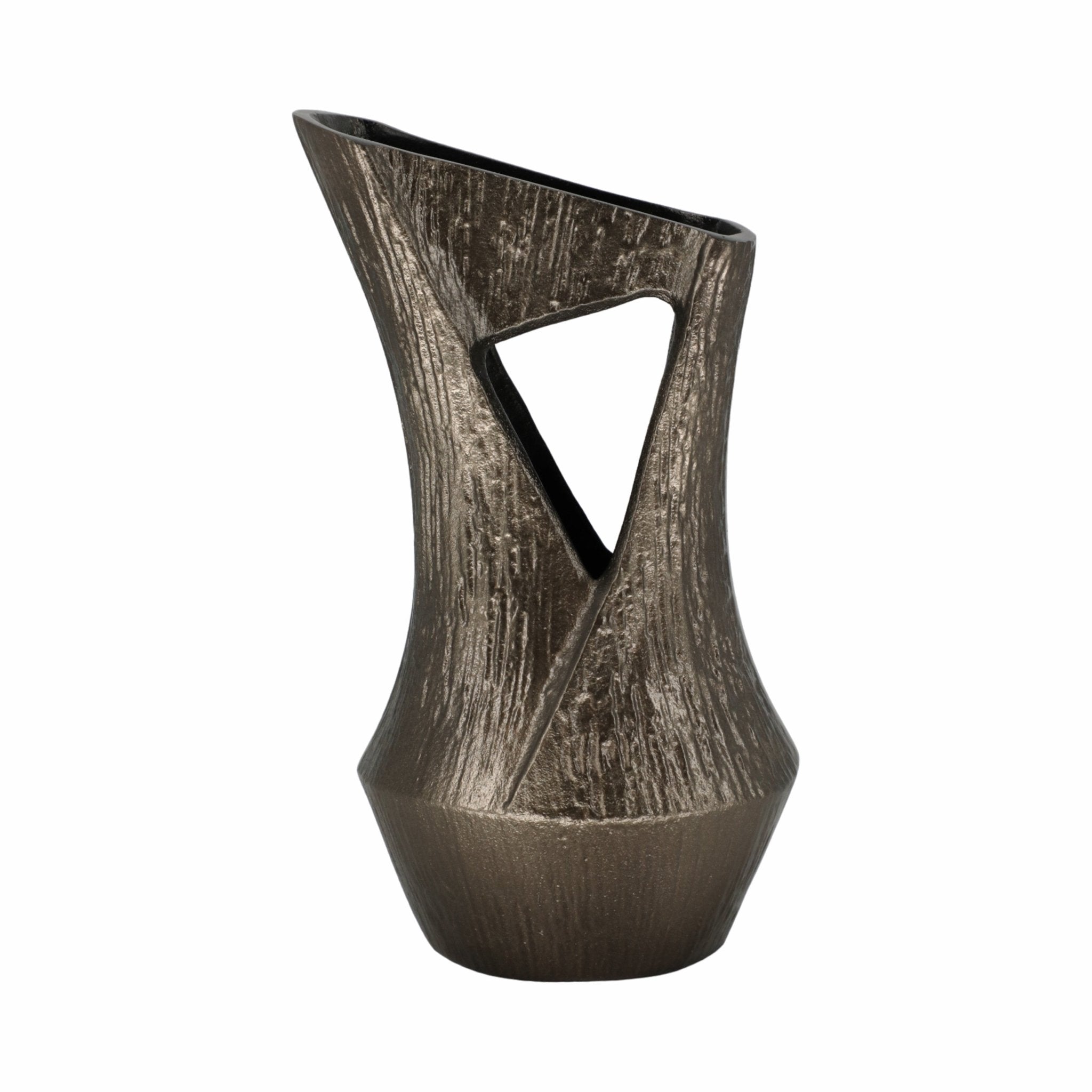 Seward Metal Vase Vases and Jars| Sagebrook Home
