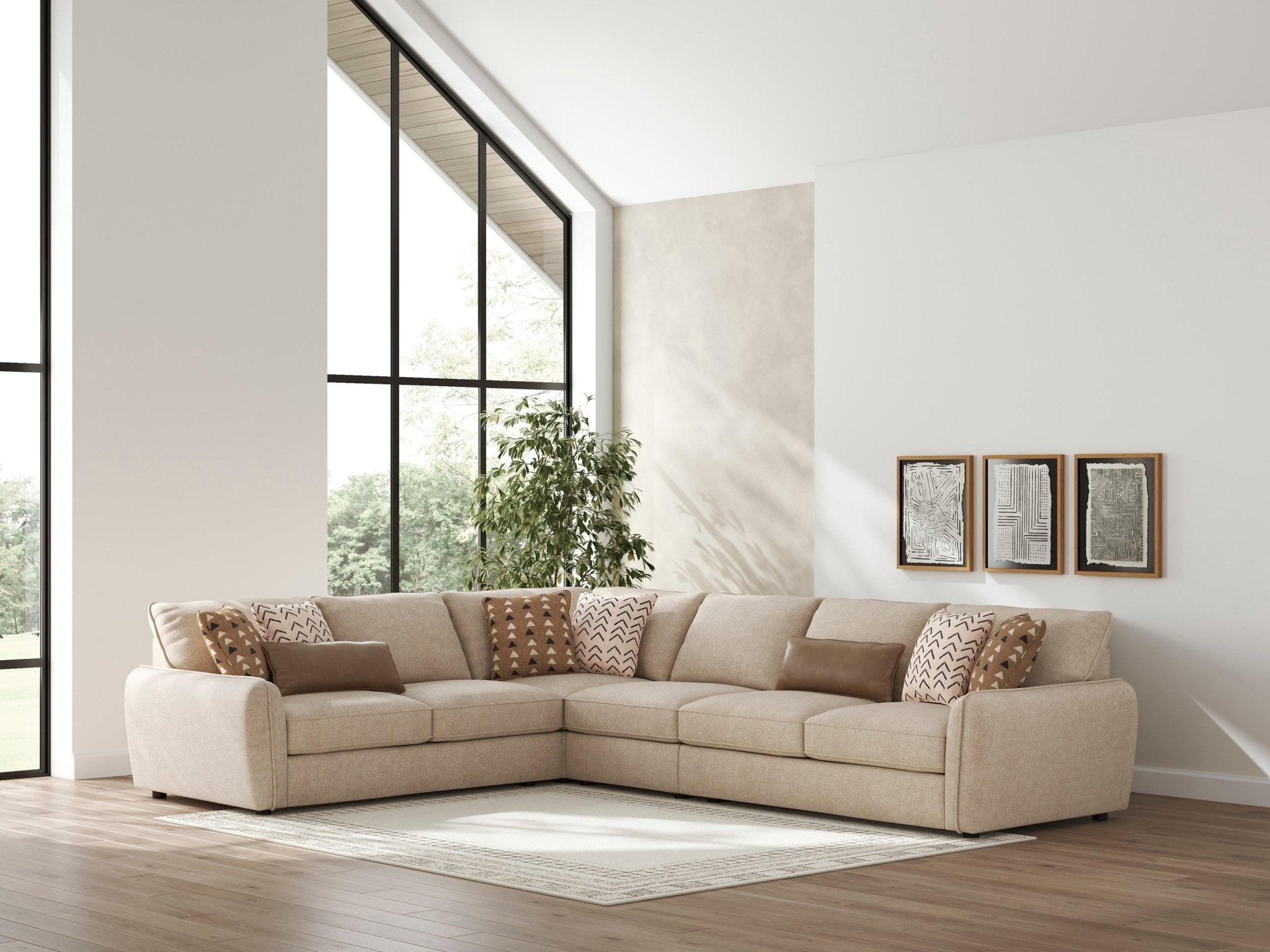 Seyler Armless Chair Sectionals| Ashley Homestore