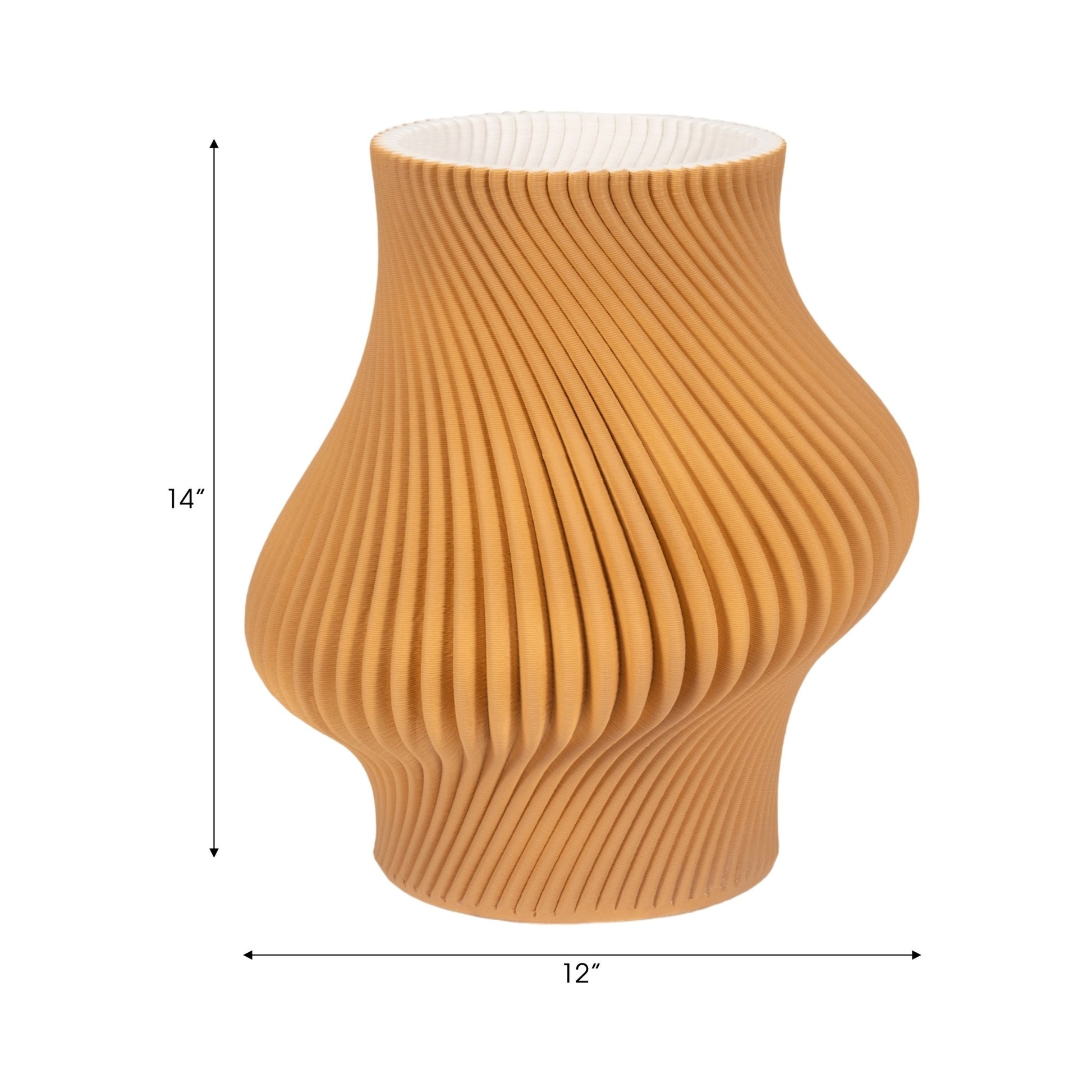 SEYMOUR 3D PRINTED VASE, APPLE CINNAMON Vases and Jars| Sagebrook Home