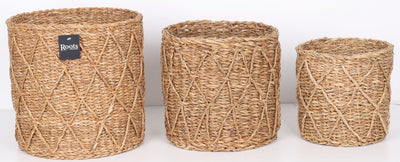 S.G DESIGNED BASKET SET OF 3 - Al Rugaib Furniture