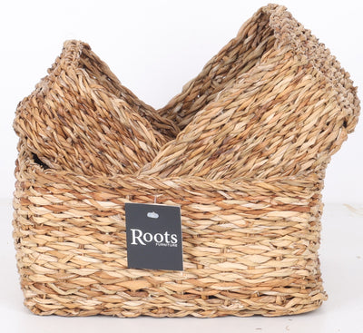 S.G SQUARE BASKET SET OF 3 - Al Rugaib Furniture