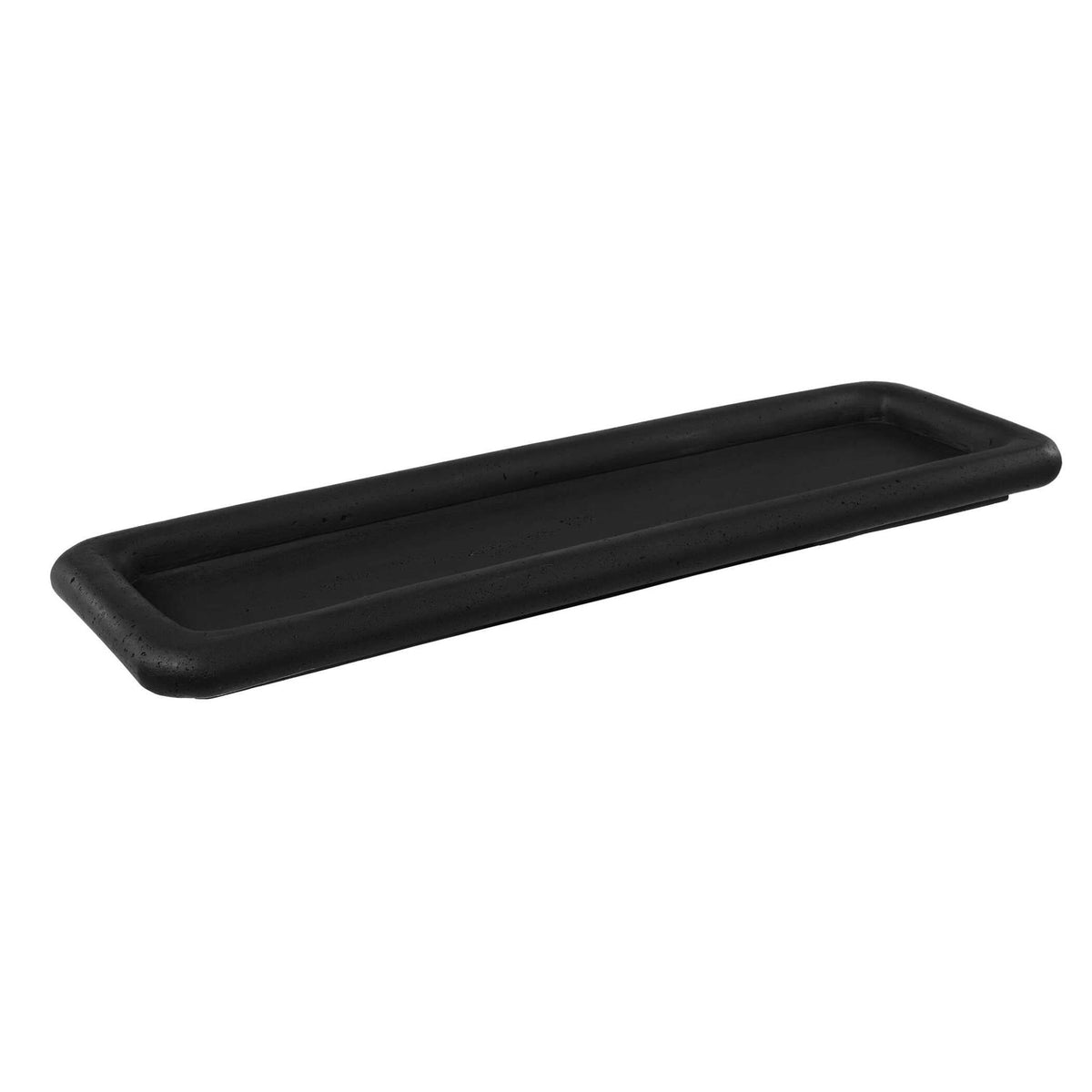 Shadowline Indoor-Outdoor Black Tray Tray| Uttermost