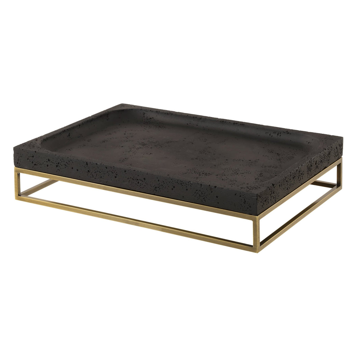Shadowstone Cast Black Tray Tray| Uttermost