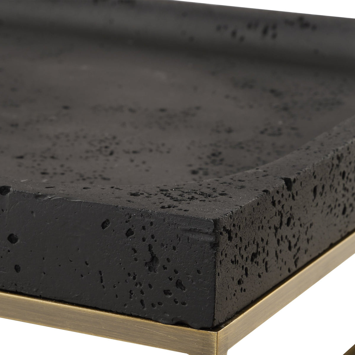 Shadowstone Cast Black Tray Tray| Uttermost