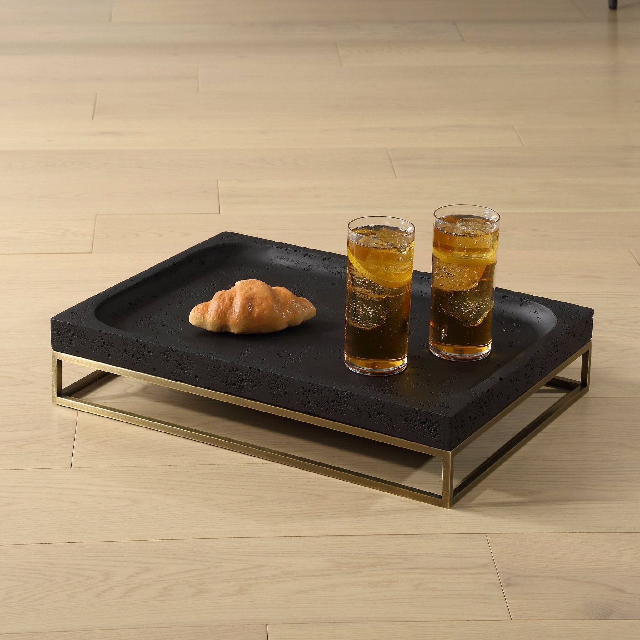 Shadowstone Cast Black Tray Tray| Uttermost