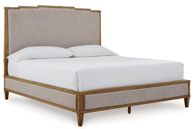 Sharlance Queen Upholstered Panel Bed - Al Rugaib Furniture