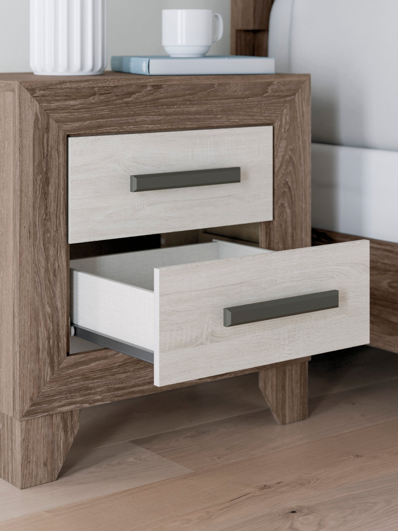 Sharnari Two Drawer Night Stand Nightstands| Ashley Homestore