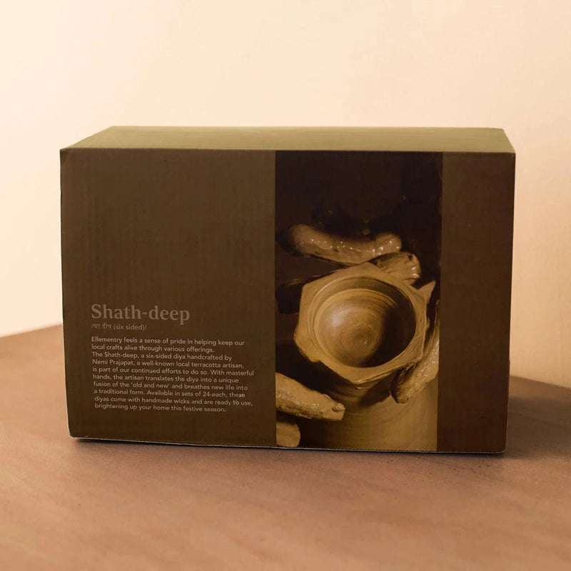 Shathdeep Handmade Diya Set of 24 - Al Rugaib Furniture