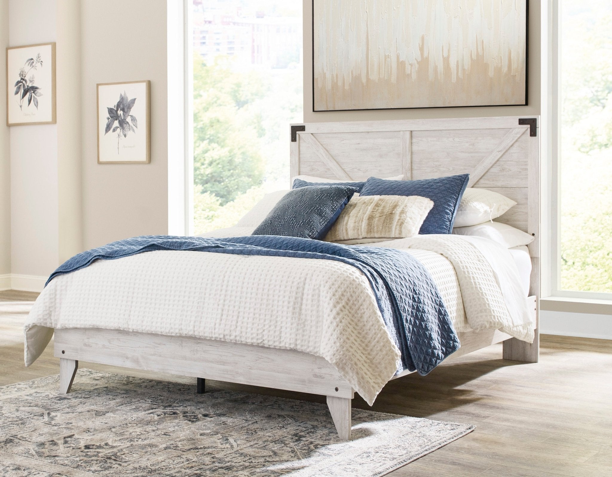 Shawburn Queen Panel Bed Beds| Ashley Homestore